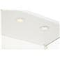 Glass curio cabinet with two LED spotlights