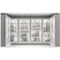 Contemporary display cabinet with modular design