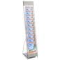 Floor Standing Silver Magazine Rack