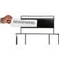 wire newspaper stand