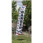 Barber Shop Flag with Blue and Red Stripes