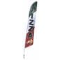 Pizza Flag with Aluminum Pole