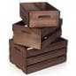 Wood Display Crates with Handles