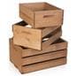 Wooden Display Crates with Handles