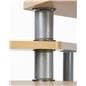 Maple Rotating Retail Display Table Spins with Ease