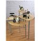 Maple Rotating Retail Display Table for Boutiques & Shops