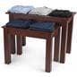 Cherry Wood Nesting Tables Promoting Products