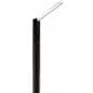 24” x 72” Black Permanent Banner Stand without Graphic is Great for Banking Islands