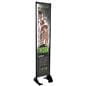 16" x 72" Black Permanent Banner Stand w/ Single Sided Graphic; For Outdoor Use