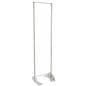 16" x 72" Gray Permanent Banner Stand w/ Powder Coated Exterior