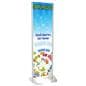24” x 72” Gray Permanent Banner Stand with Single Sided Graphic, Powder Coated