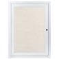 locking outdoor enclosed bulletin boards with protected display space
