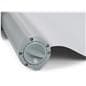 Weighted outdoor banner stand banner reel knob