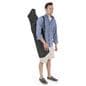 Wide outdoor double-sided banner stand with carrying bag