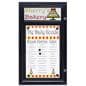 Black Menu Display Case