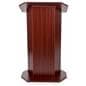 Wood affordable lectern with large reading surface