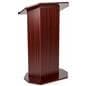 Wood affordable lectern for trade shows