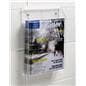 Outdoor literature display with clear build