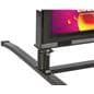 This Outdoor Sign Stand has a Springboard Base That Allows The Frame to Bend In Wind