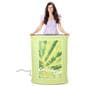 Custom illuminated pop-up trade show counter with dye sublimation printing