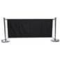 Black Outdoor Cafe Barrier 
