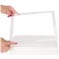 Pedestal display stands with acrylic spacer