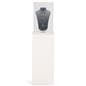 White display pedestal with white laminate base