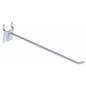 8" White Peg Hooks with Metal Design