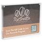 Magnetic acrylic frame with silver standoffs