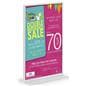 White Vertical 11 x 17 Sign Holder 