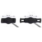 Universal gooseneck phone stand compatible with phones between 2.3 and 3.93 inches wide