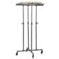 Retail Clothing Racks with Wood Top Platform