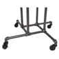 Retail Clothing Display Racks Rolling Casters