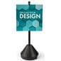 Custom 24x24 outdoor graphic panel for PLAPL48B with pre drilled holes