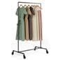 ballet bar clothing rack with long garments