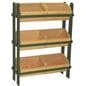 Wood Crate Stand With Green Pine Frame