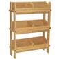 Wood Crate Display with Rustic Pine Frame