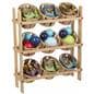 Oak Bushel Basket Stand