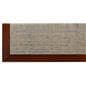Wooden panoramic photo frame with dark brown finish 