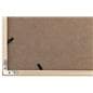 Wooden panoramic photo frame with rear loading style 