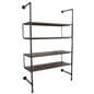 Industrial Retail Wall Shelves with 4 Display Tiers