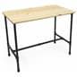 Natural Pine Large Pipe Retail Table