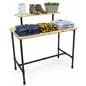 Large Pipe Retail Table with Two Tabletops