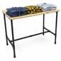 Large Pipe Retail Table with Black Powder Coated Legs