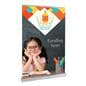 Premium wide base retractable banner stand with full color graphics