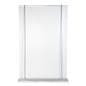 Premium wide base retractable banner stand with aluminum frame