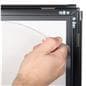 Outdoor sign comes with a PVC lens to protect posters from the elements