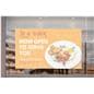 Custom full color paper posters with single-sided printing 