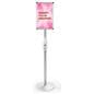 Insert your personalized graphic to this floor standing hand sanitizer holder