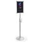 Floor Standing Hand Sanitizer Holder for 11" x 17" Posters
